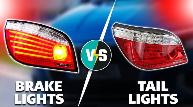 tail light vs brake light