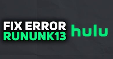 hulu error code rununk13